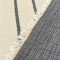 Tagesdecke Musselin aus vier Lagen Chic Anthracite