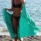 Hamam Strandtuch Flowerbomb Green
