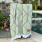 Hamamtuch Saunatuch Botanic Art Applegreen - Olive