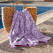Hamamtuch Saunatuch Daisy Purple - Liliac