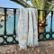 Hamamtuch Saunatuch Santorini Blue