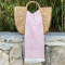Hamamtuch Saunatuch Circle Powder Pink