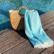 Hamamtuch Saunatuch Muslin  Turquoise