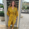 Bademantel Kimono Damen lang Balyy batik Indian Summer