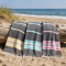 Hamamtuch Saunatuch 3er-Set Sea Me - Fuchsia, Grün, Zitronengelb 