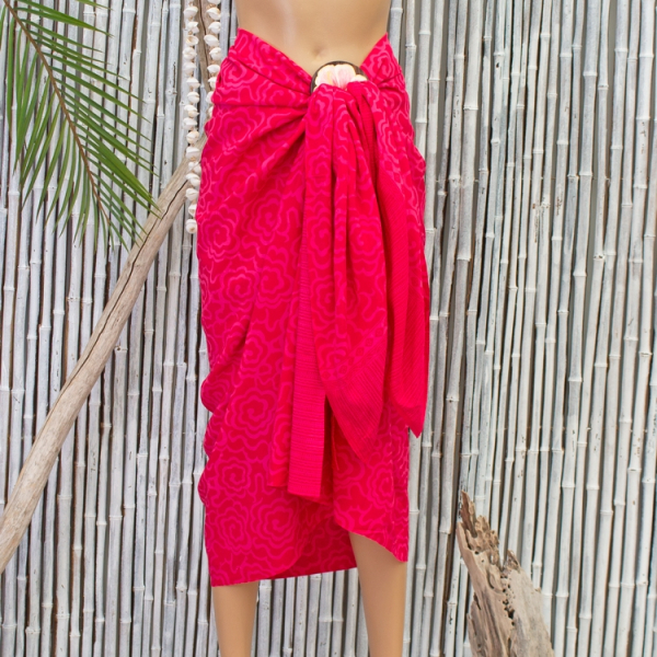 Batik Pareo met Gesp Salty Hair