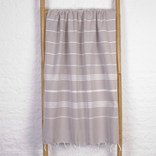 Großes Hamamtuch Ottomania XL Grau-beige