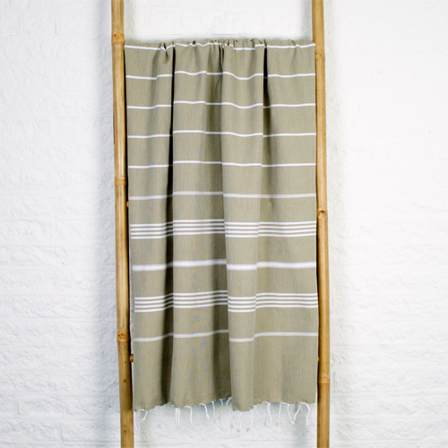 Großes Hamamtuch Ottomania XL Olive grün