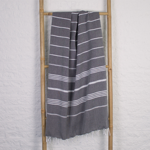 Hamamtuch Saunatuch Ottomania standard Schwarz