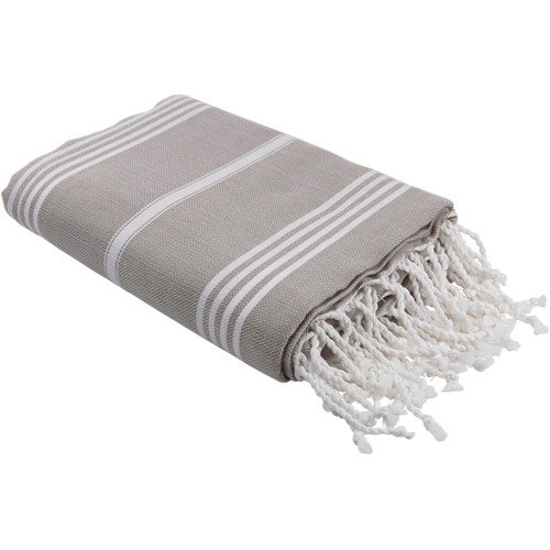 Großes Hamamtuch Ottomania XL Grau-beige