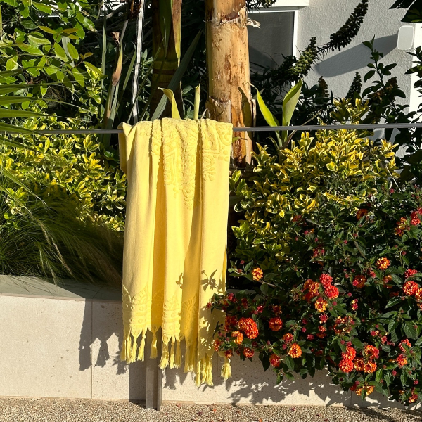 Hamam Strandtuch Zennn  Butter Yellow