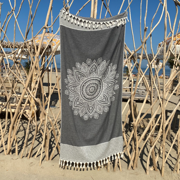 Hamamtuch Boho Black Beauty