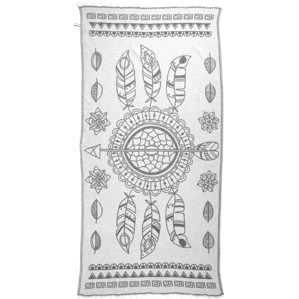 Hamamtuch Saunatuch Dreamcatcher Black