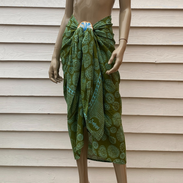 Pareo Batik Pareo mit Gesp Aztec Turquoise