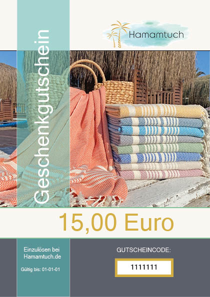 Geschenkgutschein 15 euro