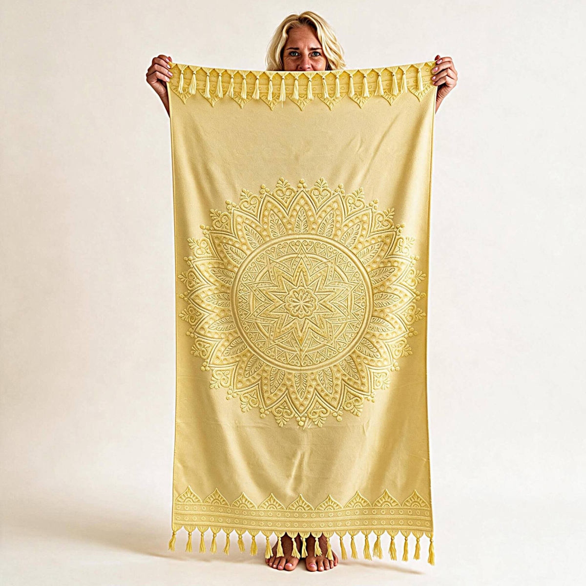 Hamam Strandtuch Zennn  Butter Yellow