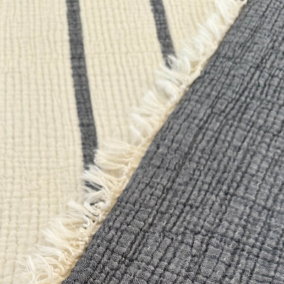 Tagesdecke
Musselin aus vier Lagen
Chic Anthracite