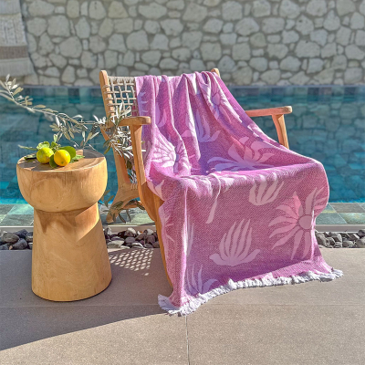 Hamamtuch Saunatuch Palm Beach Fuchsia - Pink