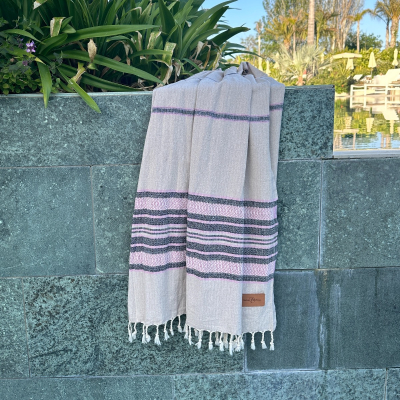 Hamamtuch Saunatuch
Coconut 
Beige - Pink