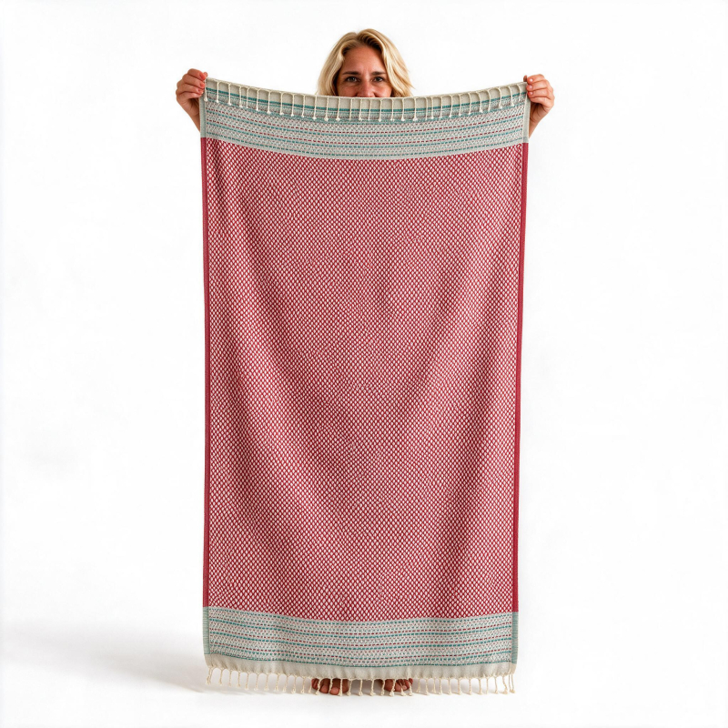 Hamamtuch Saunatuch Breeze Red